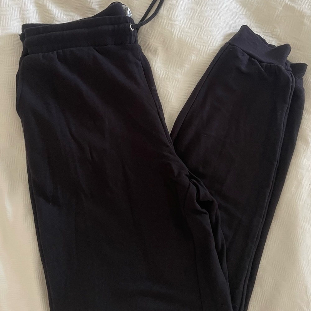 NWT/ For the Republic Women’s Elastic Drawstring Joggers/Black/S